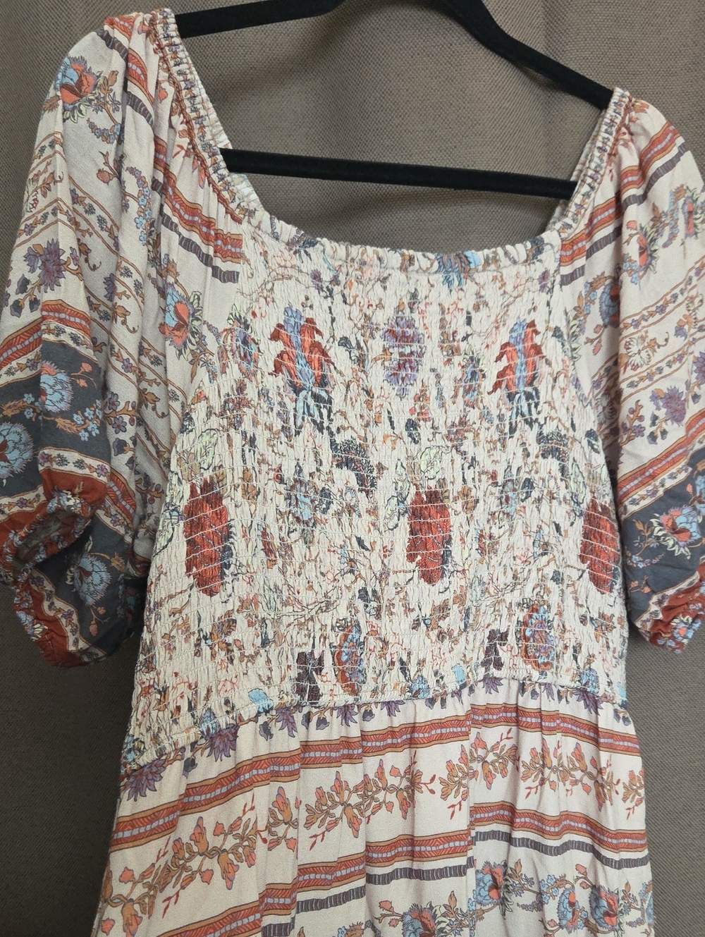 Sundance Tiered Peasant Maki Dress Size XL - Picture 5 of 10